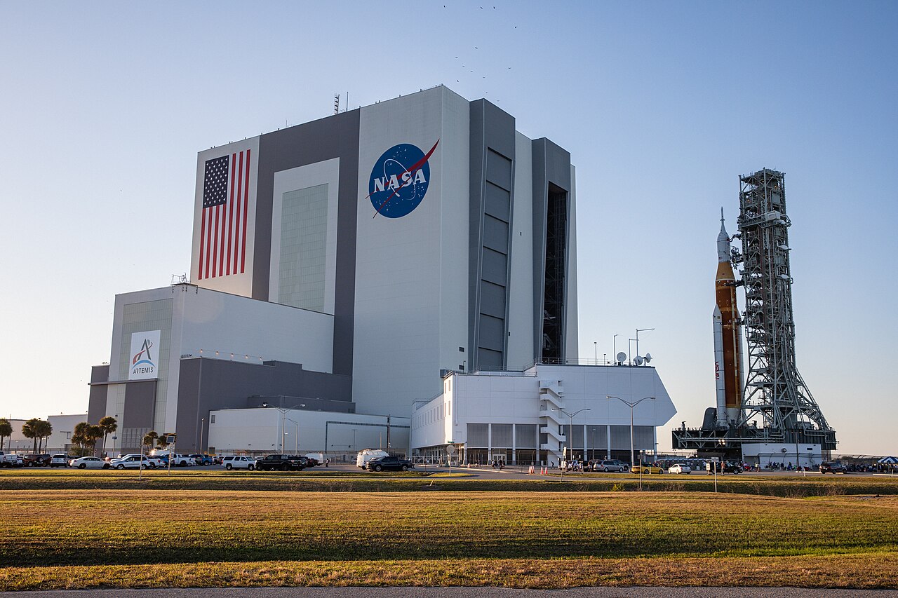 Vehicle Assembly Building and SLS — Kennedy Space Center